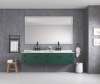 84 x 48 Inch LED Bathroom Mirror with Front and Backlight