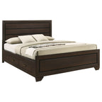 Holmgren Dark Cocoa Eastern King Storage Panel Bed