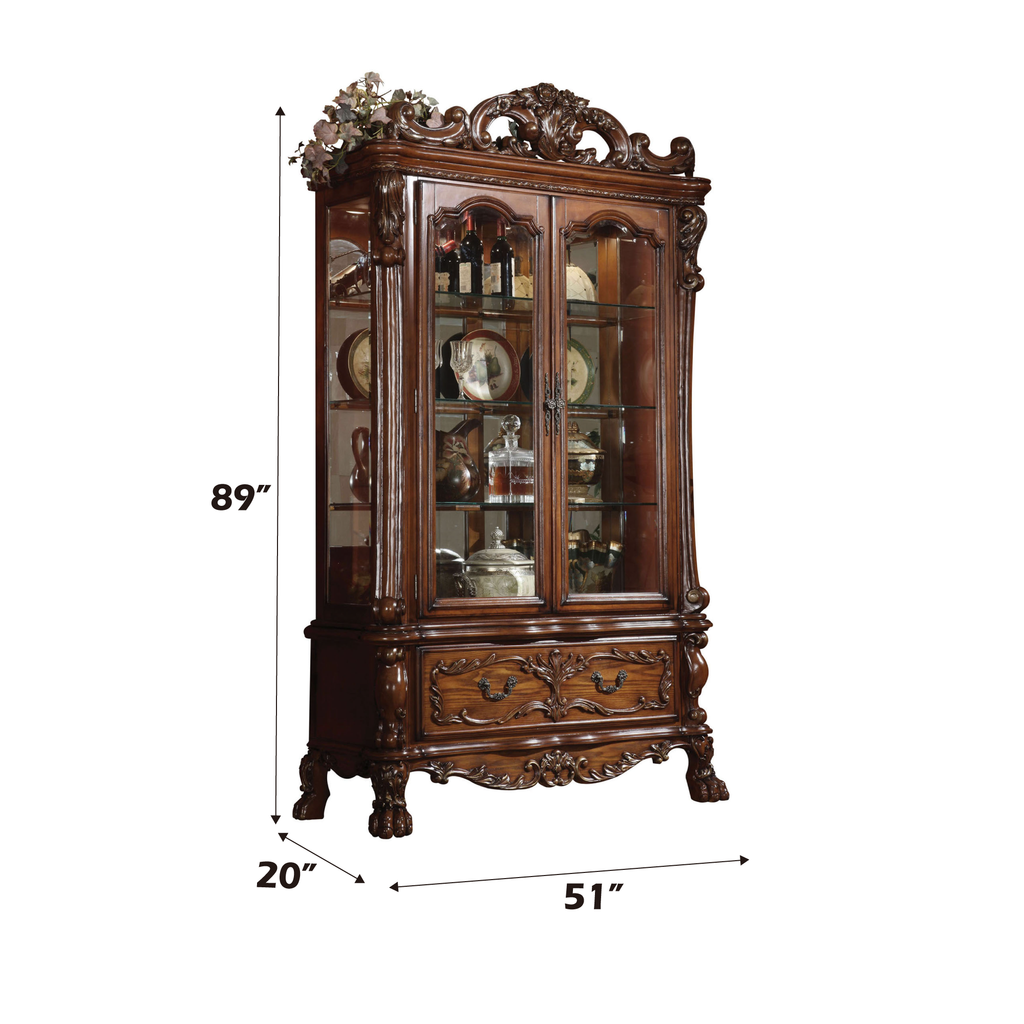 Dresden Cherry Display Shelving Unit