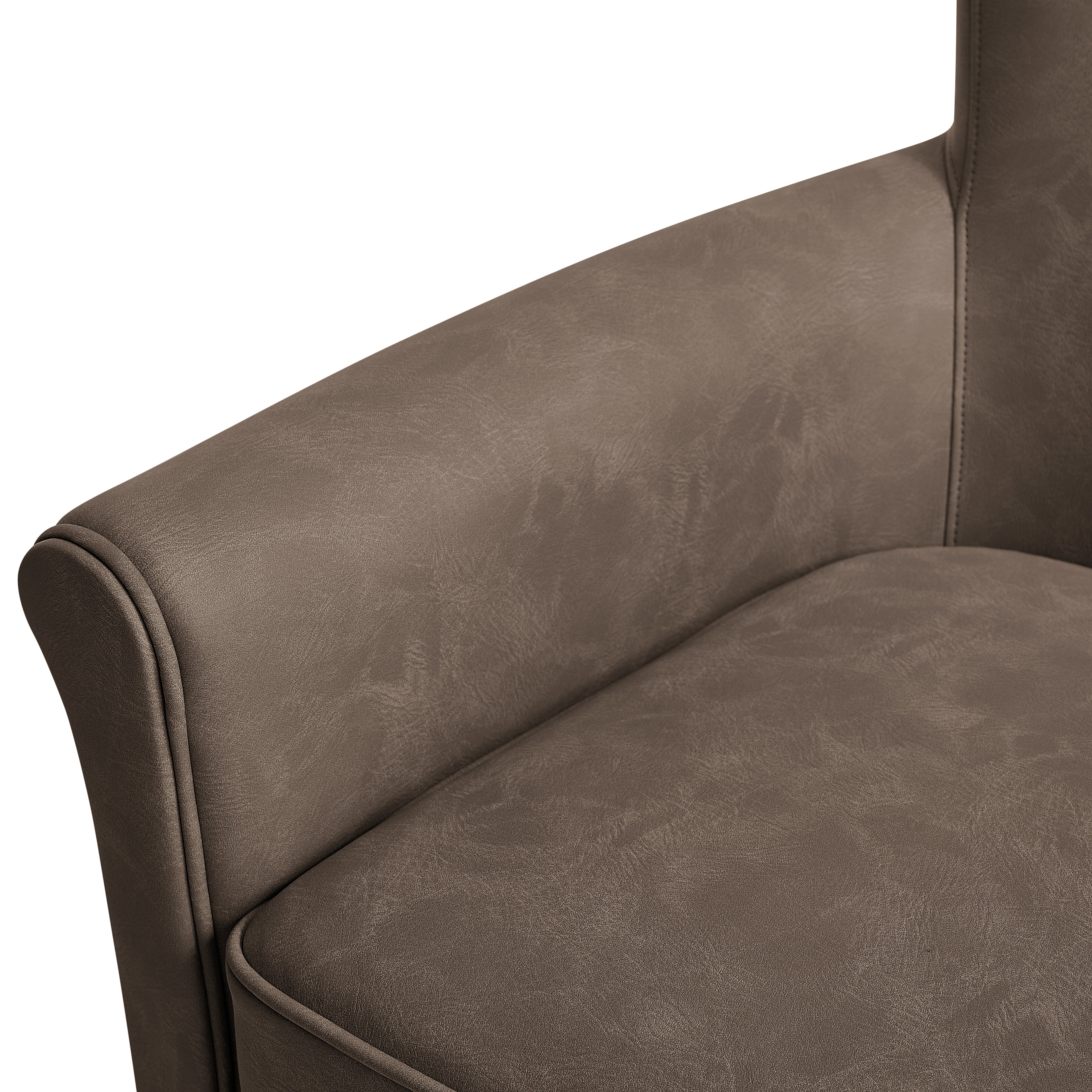 Westly Faux Leather Swivel Accent Chair