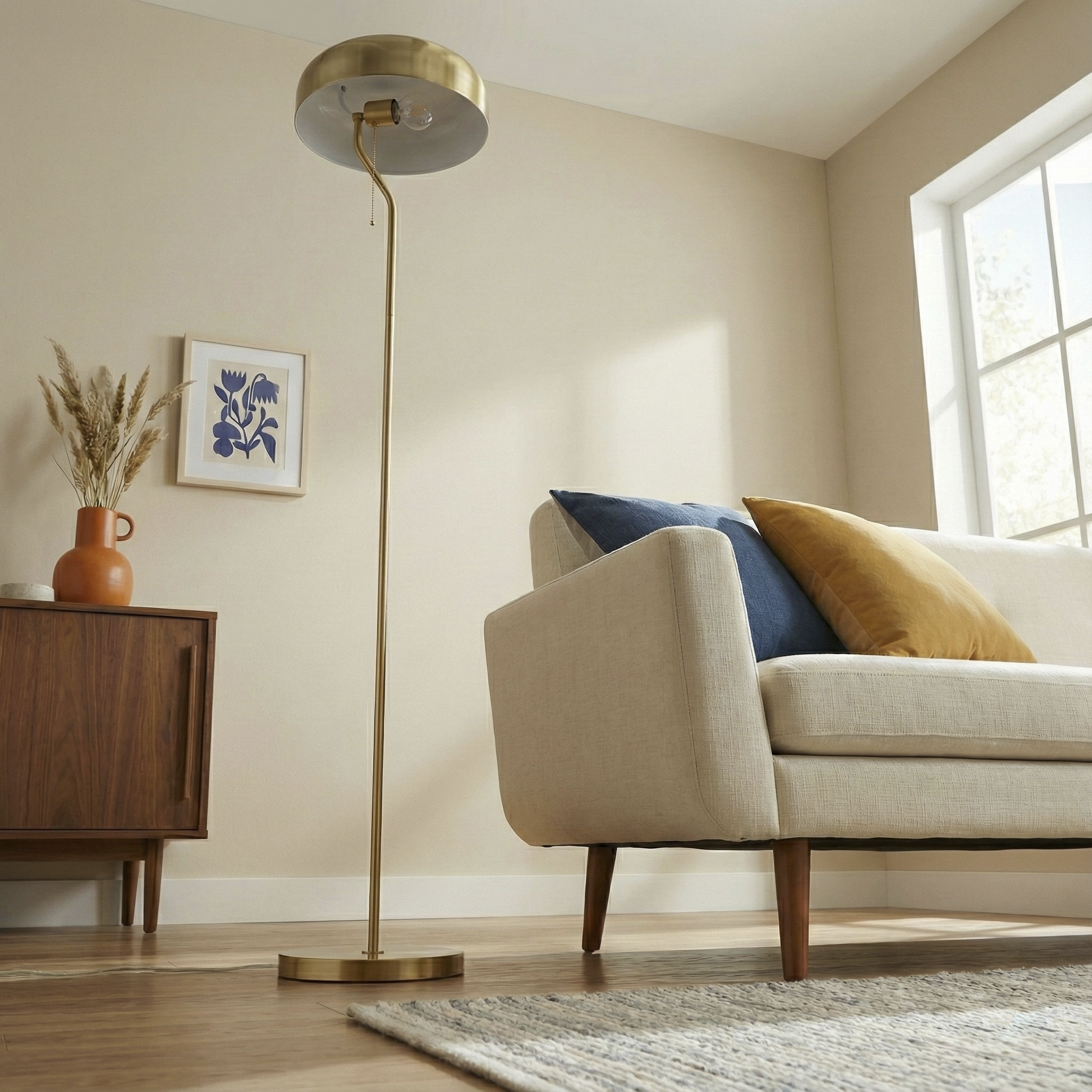 Tall Corner Floor Lamp