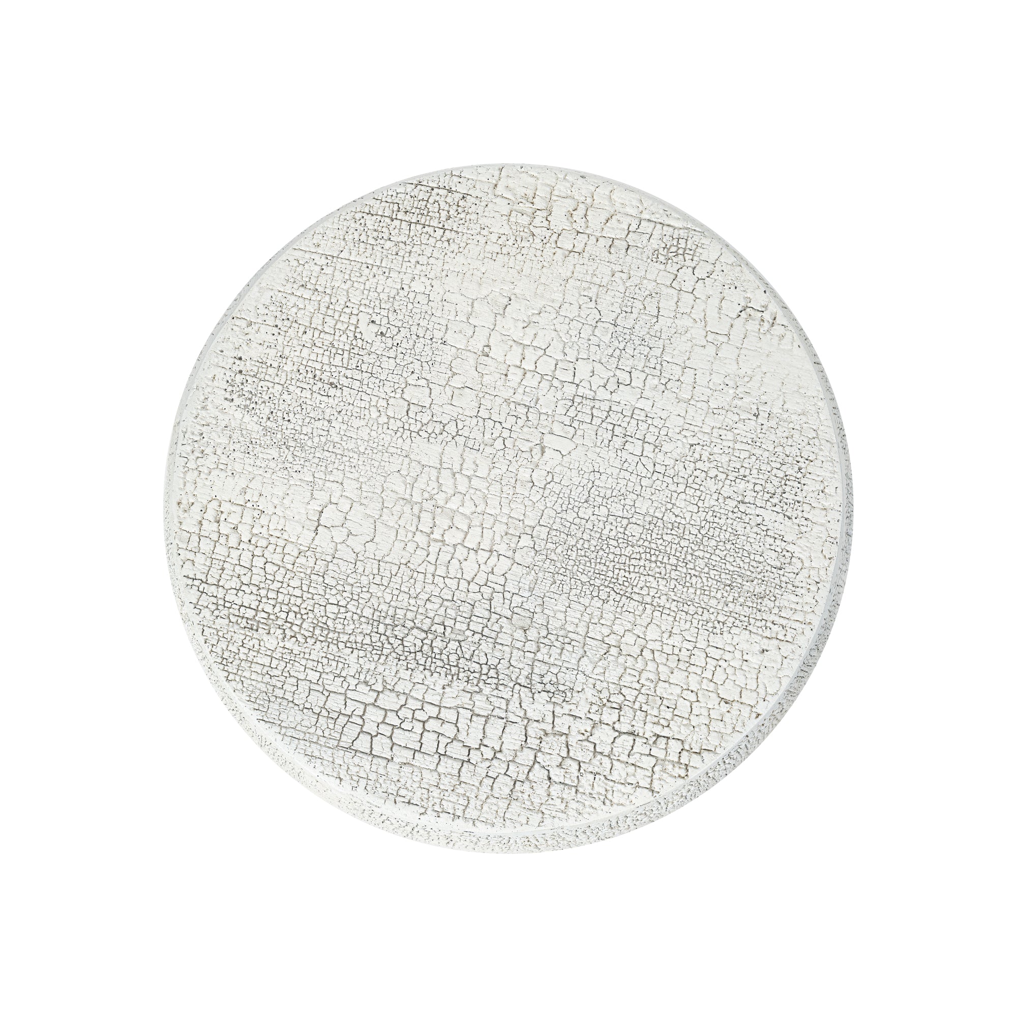 U_Style Outdoor Patio Accent Table with Crack Process