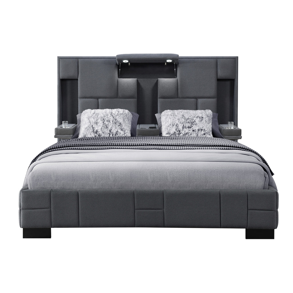 Yaris Dark Fabric Bed
