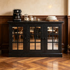 45" W Storage Cabinet with 3 Mirrored Acrylic Doors