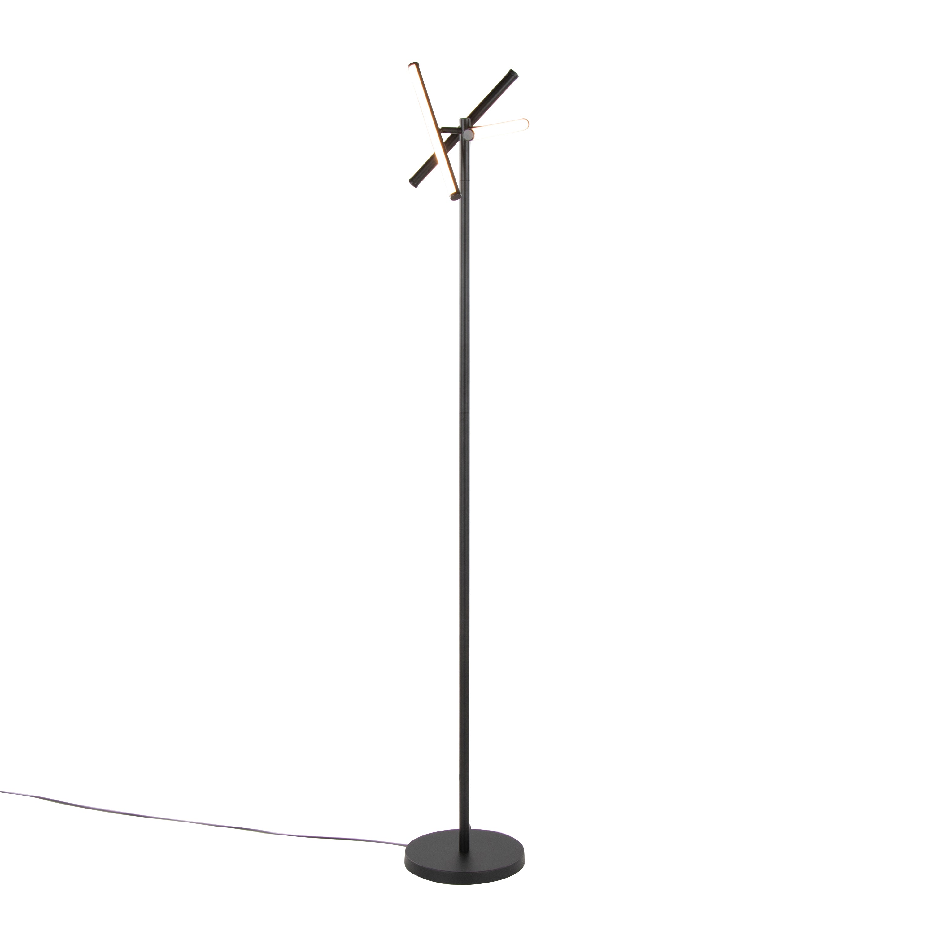 Icicle 65" Modern Swivel Floor Lamp