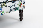 Upholstered Accent Chair, Vintage Armchair with Butterfly