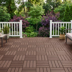 Plastic Interlocking Deck Tiles - 44 Pack