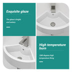 18 x 13 Inch Wall-Mounted Bathroom Sink