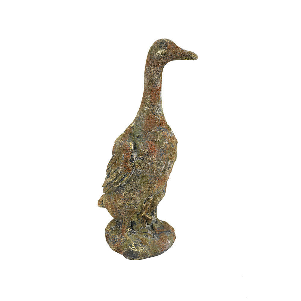 Farmhouse Duck Figurine, 12 x 8.3 x 23 Inches, Magnesium Oxide