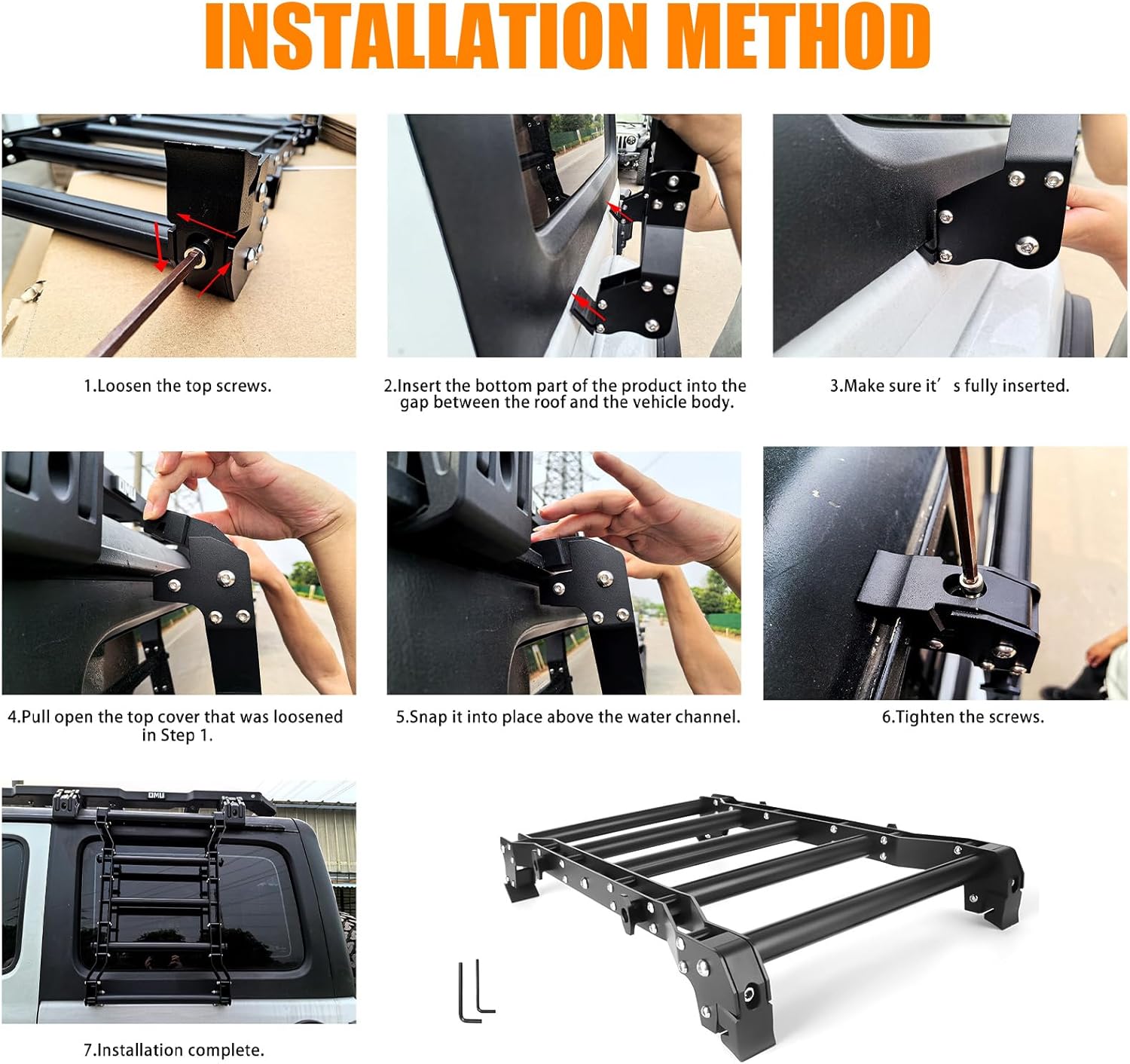 Rear Window Ladder for Jeep Wrangler JL (2018-2025)