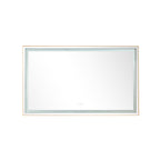 60 x 36 Inch LED Bathroom Mirror with Aluminum Frame