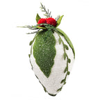 Iced Pinecone Decorative Hanging Ball Christmas Tree Ornaments