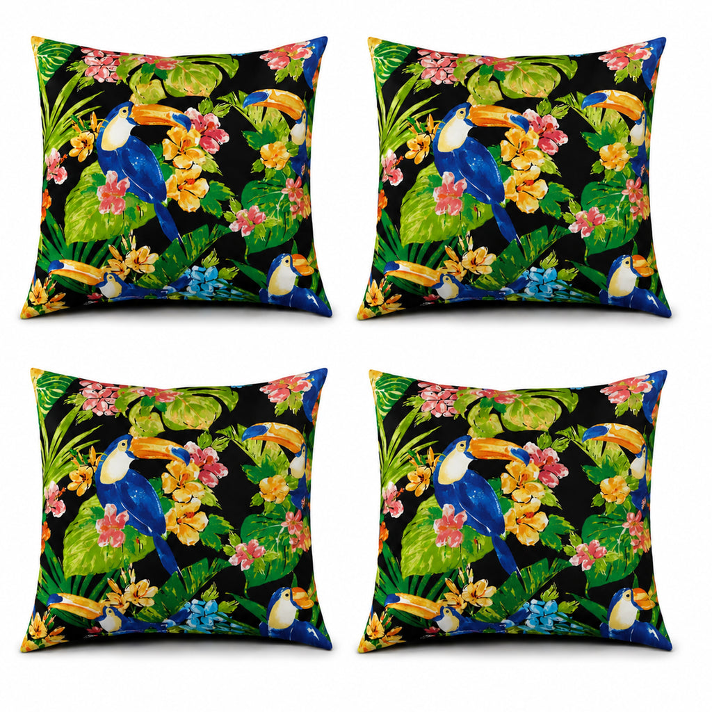 6 Pack Outdoor Pillow Covers - Decorative and Water-Repellent
