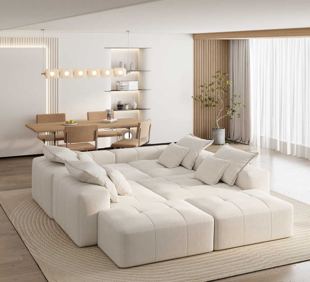 Modern Oversized Modular Sectional Sofa