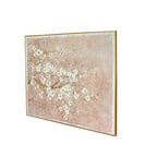 59.1x47.2" Hand-Painted Cherry Blossom Canvas Art