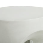 Outdoor MGO Round Top Side Table/End Table, Antique