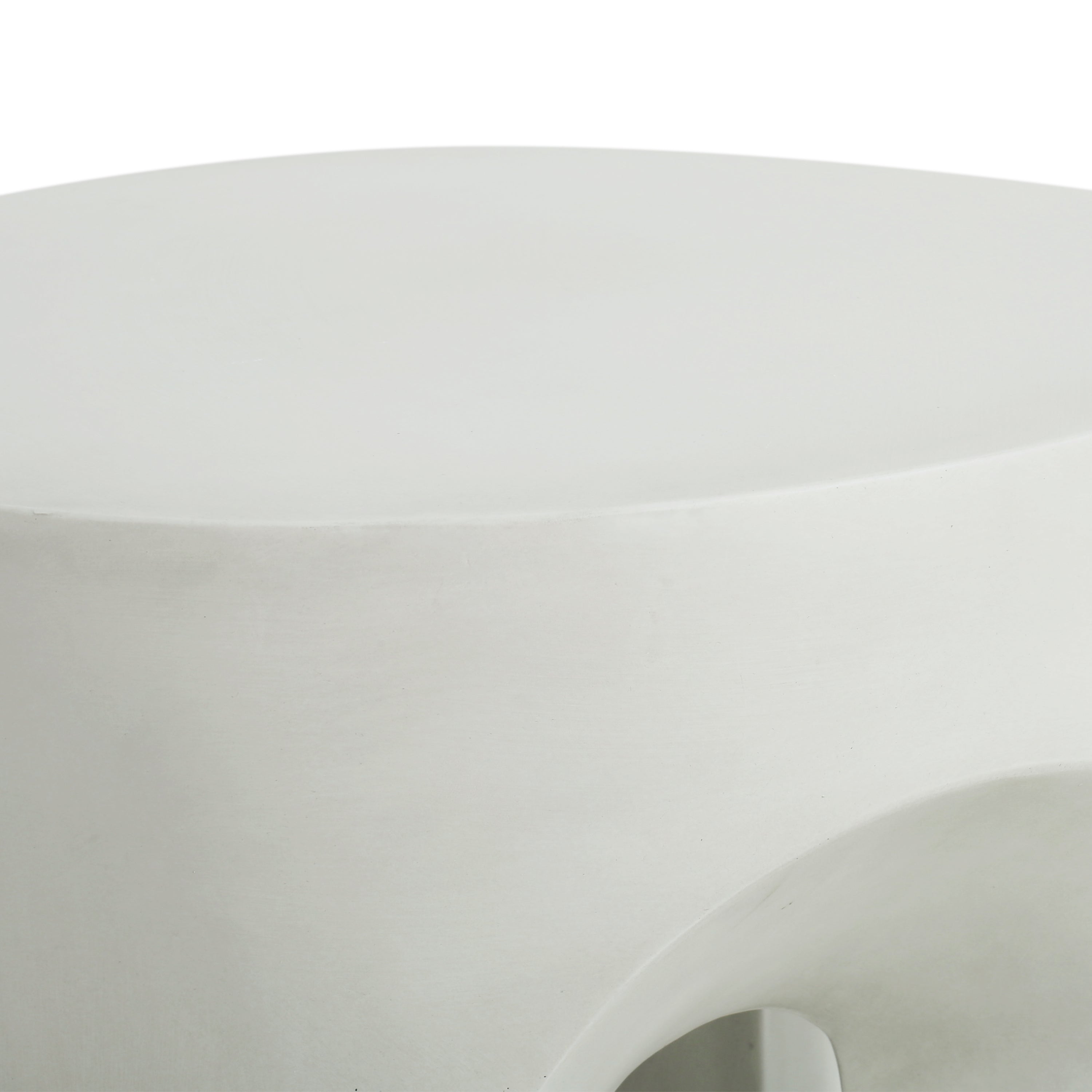 Outdoor MGO Round Top Side Table/End Table, Antique