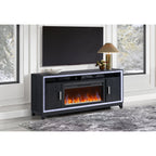 Almera Dark Indoor Fireplace