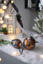 Egg Christmas Ball Ornament Set of 6