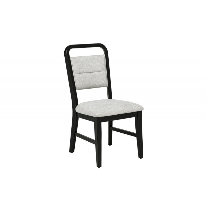 Contemporary Dining Chair Set of 2, Polyester Fabric Kitchen Side Chair