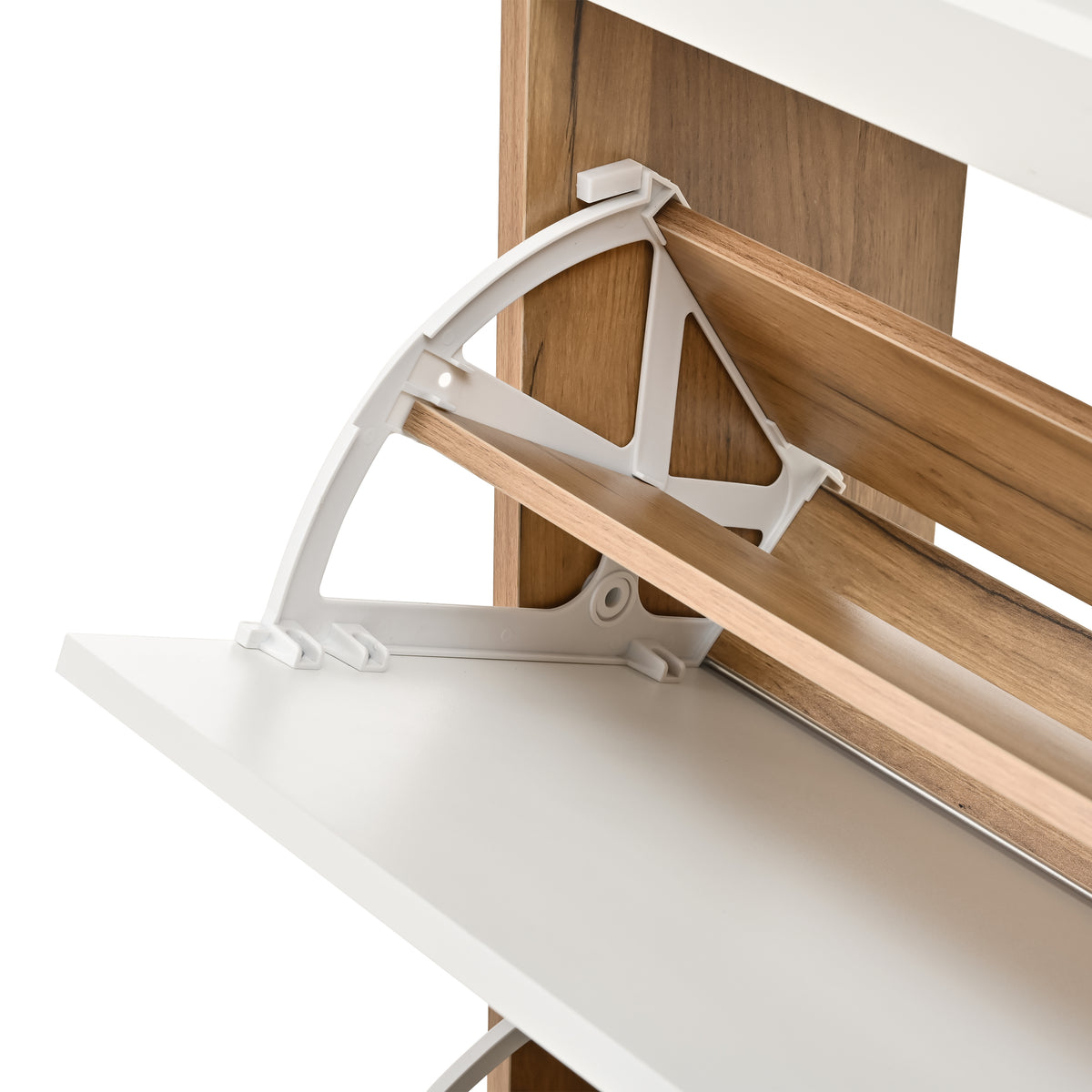Narrow Shoe Storage Cabinet for Entryway