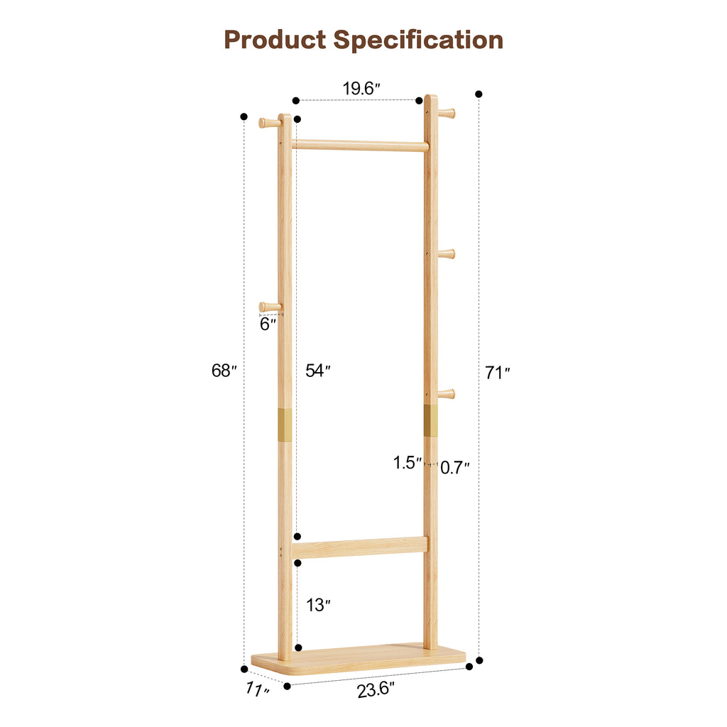 Solid Wood Hanger Set - Elegant and Functional