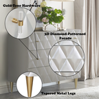 Anson Metallic 3-Drawer Cabinet