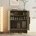 Wooden Shoe Storage Cabinet with Doors