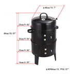 Outdoor Double-Layer Grill