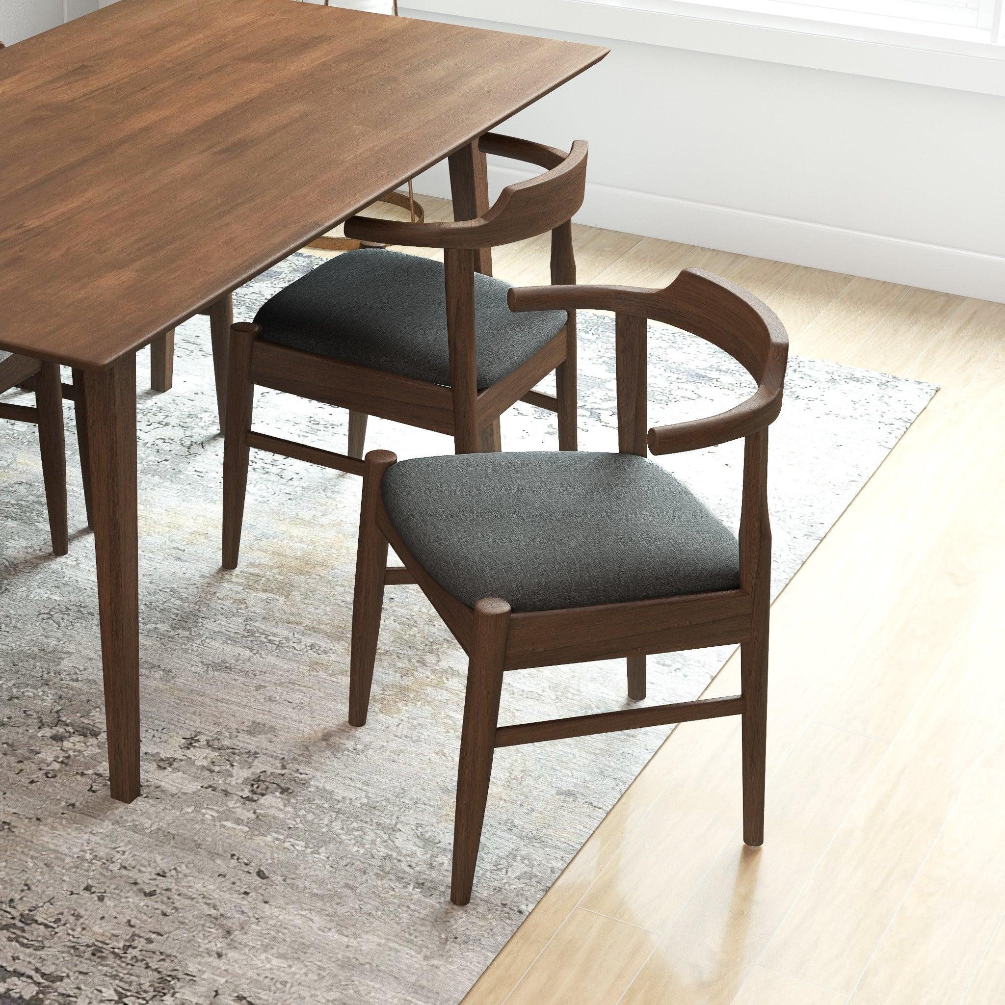 Daisy Mid-Century Modern Dining Chair Set