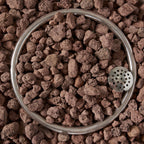27" Bowl Shaped MGO 40,000 BTU Propane Fire Pit, Light