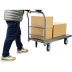 Platform Truck Industrial Flat Dolly Cart with Wheels