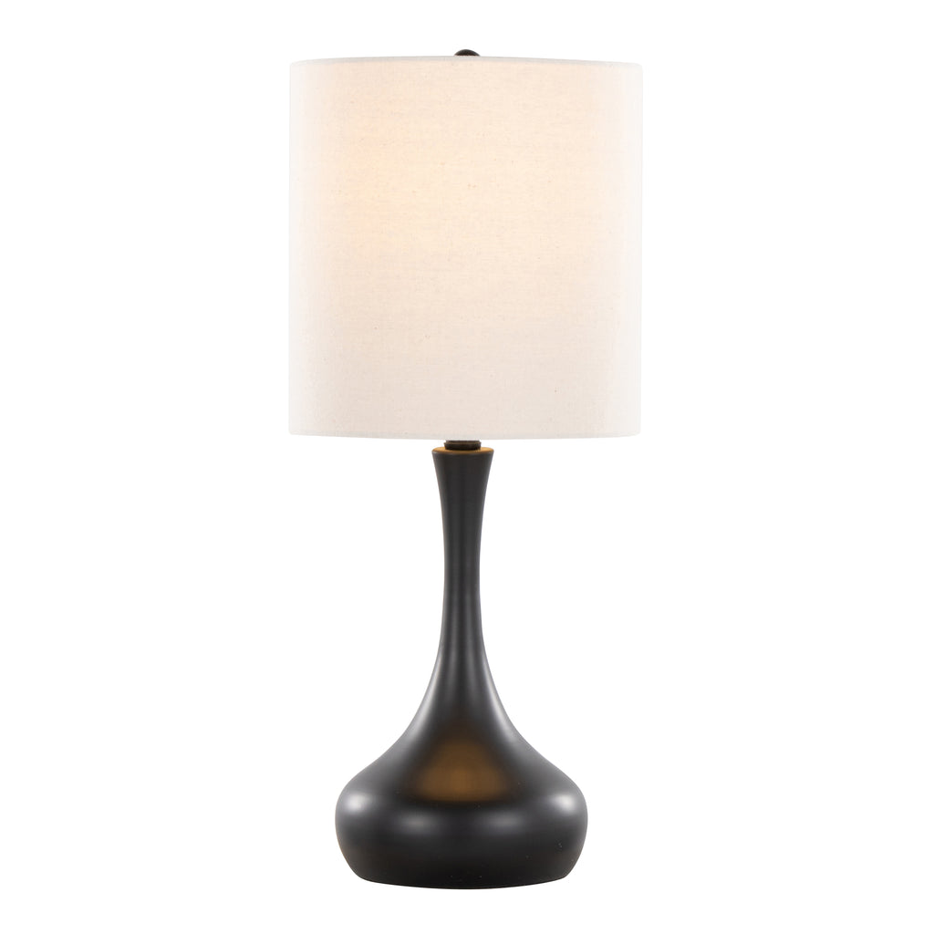 Genie 24" Contemporary Metal Table Lamp in Matte