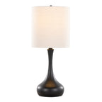 Genie 24" Contemporary Metal Table Lamp in Matte