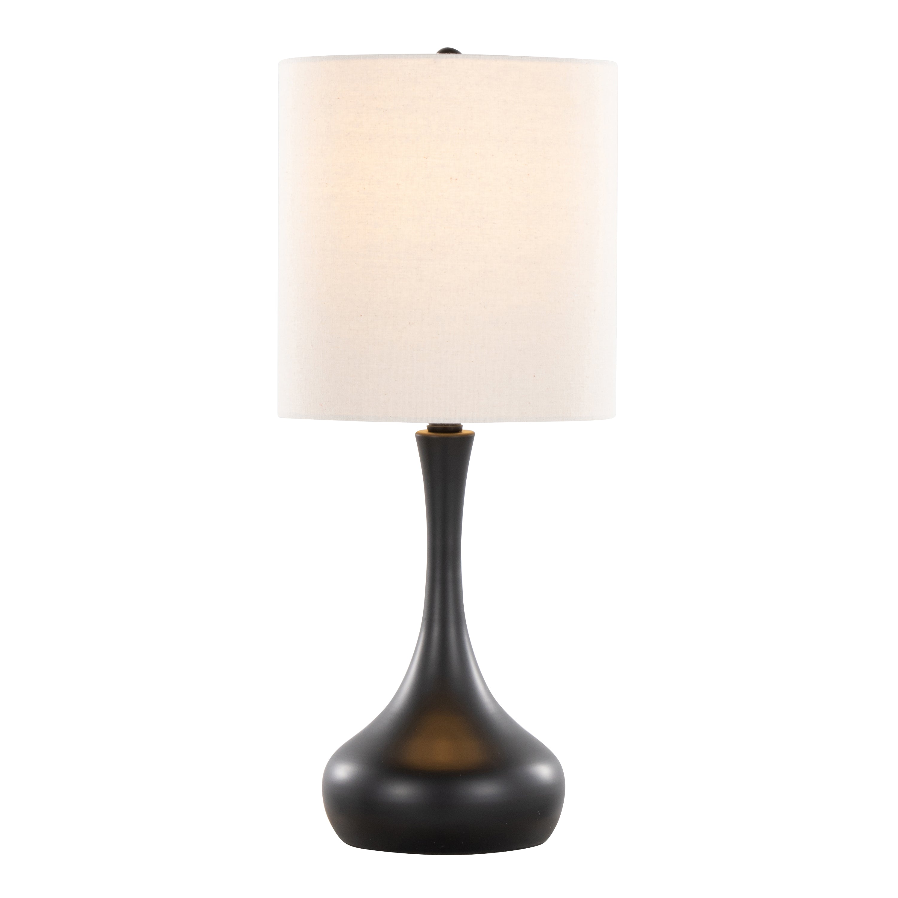Genie 24" Contemporary Metal Table Lamp in Matte