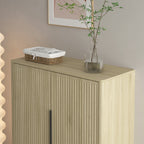 Wooden Shoe Storage Cabinet with Doors