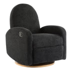 360 Swivel and Glider Recliner Chair - Black
