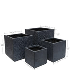 Large Outdoor Indoor Planter Set of 4