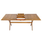 7 Pieces Acacia Wood Outdoor Dining Set