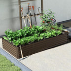 8x4 Galvanized Raised Garden Bed