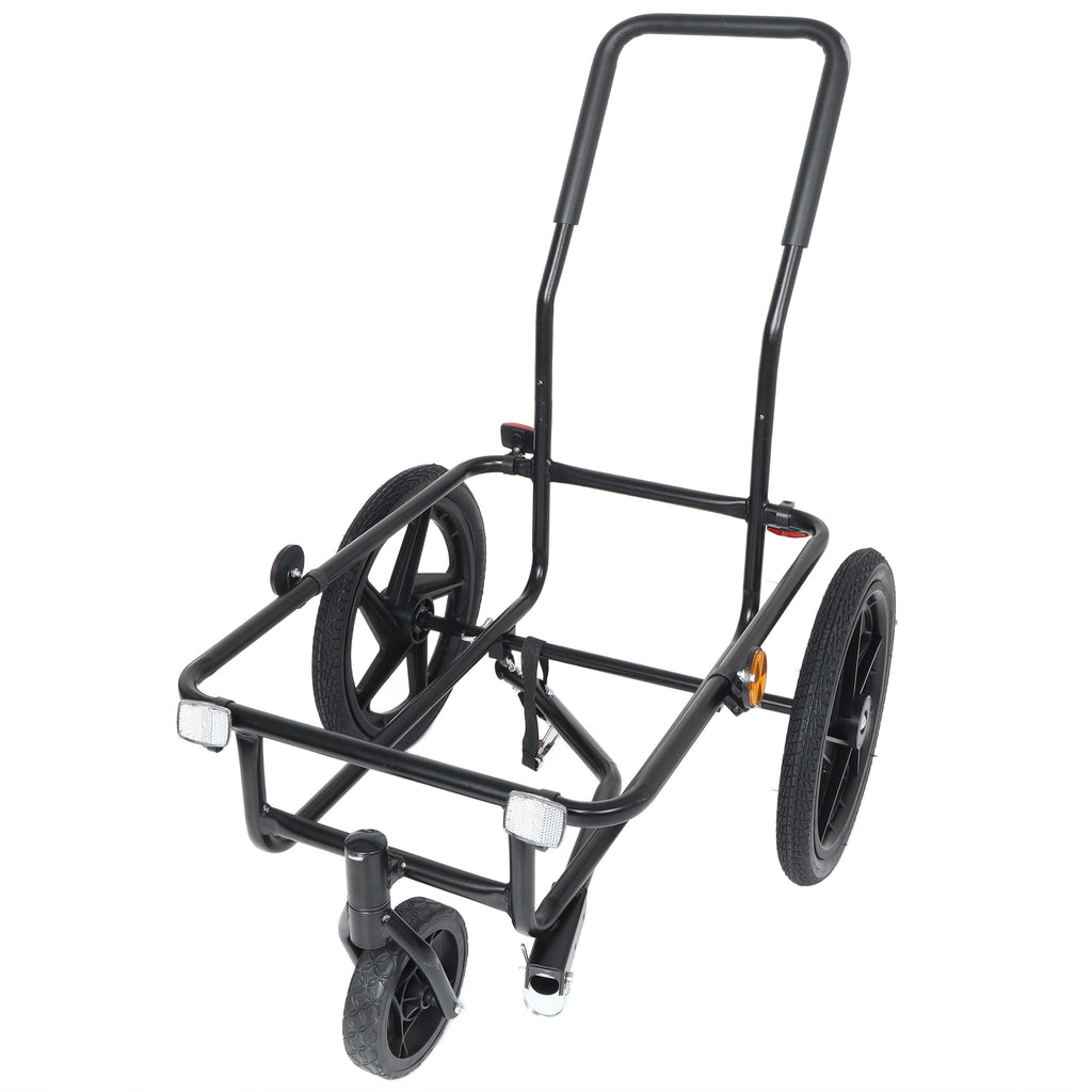 2-in-1 Bike Cargo Trailer Pushcart