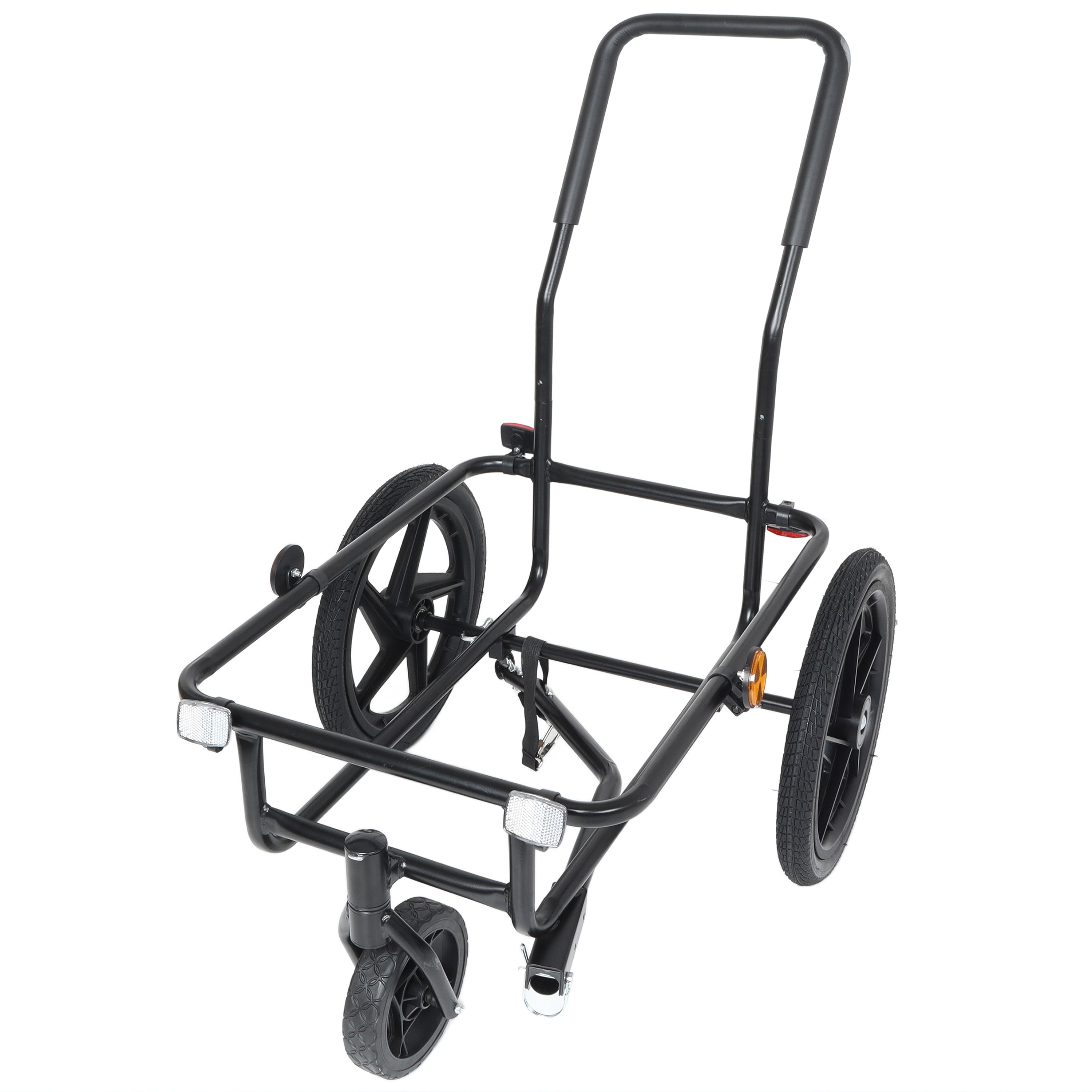 2-in-1 Bike Cargo Trailer Pushcart