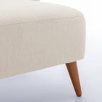 Veda Boucle Accent Chair - Milky