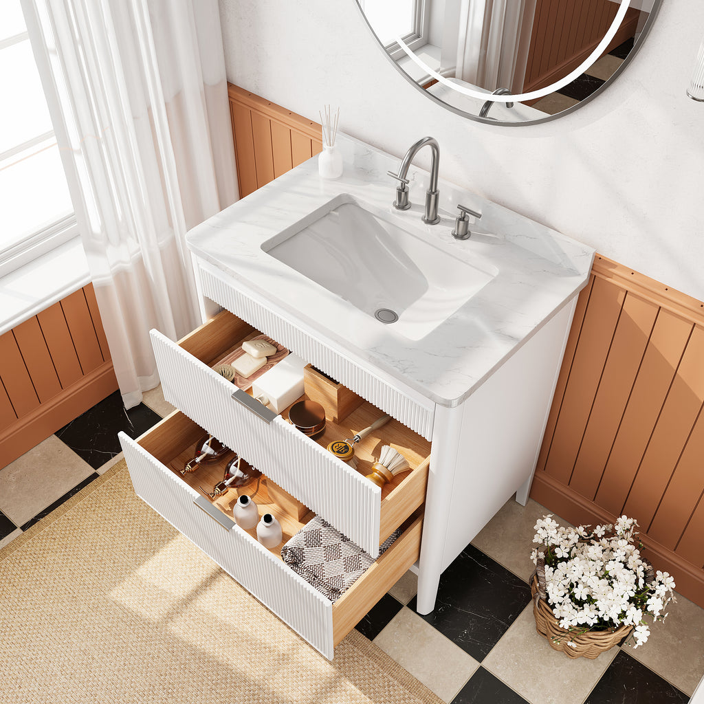 Fully Assembled 36-Inch Bathroom Vanity