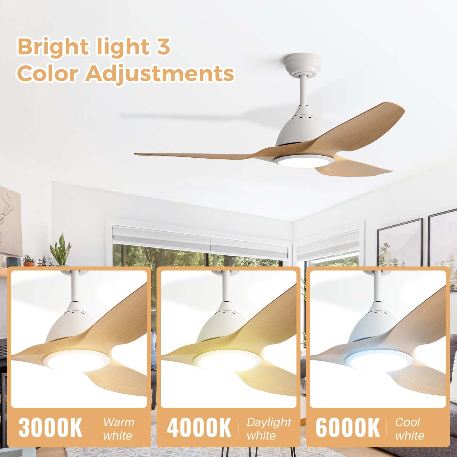 52 Inch Ceiling Fan With Light