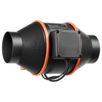 Inline Duct Fan, 205 CFM 4 Inch EC Motor