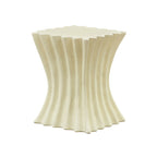15.16 Inch Vintage Sturdy Fiberglass Side Table