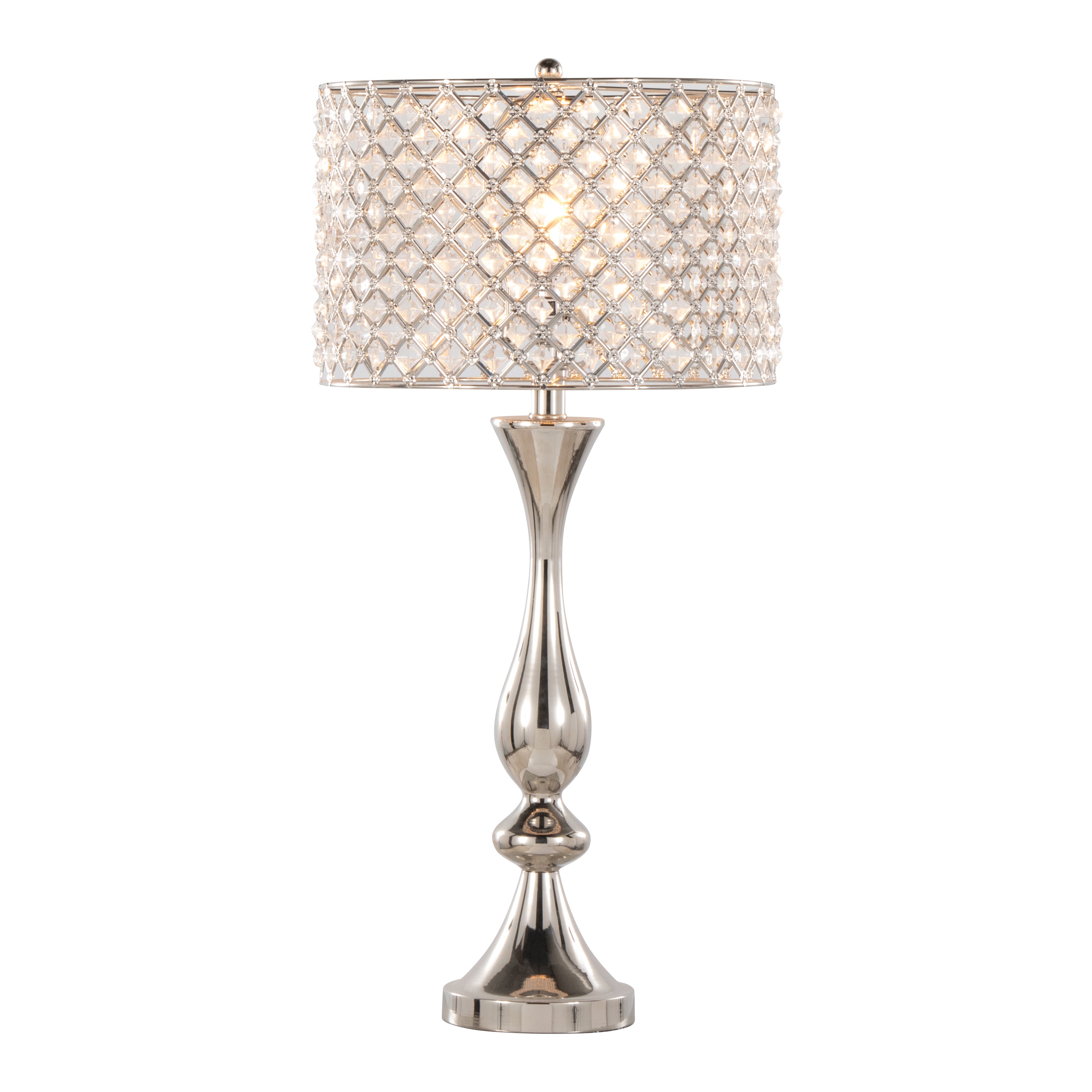 Topaz 27" Contemporary Metal Table Lamp