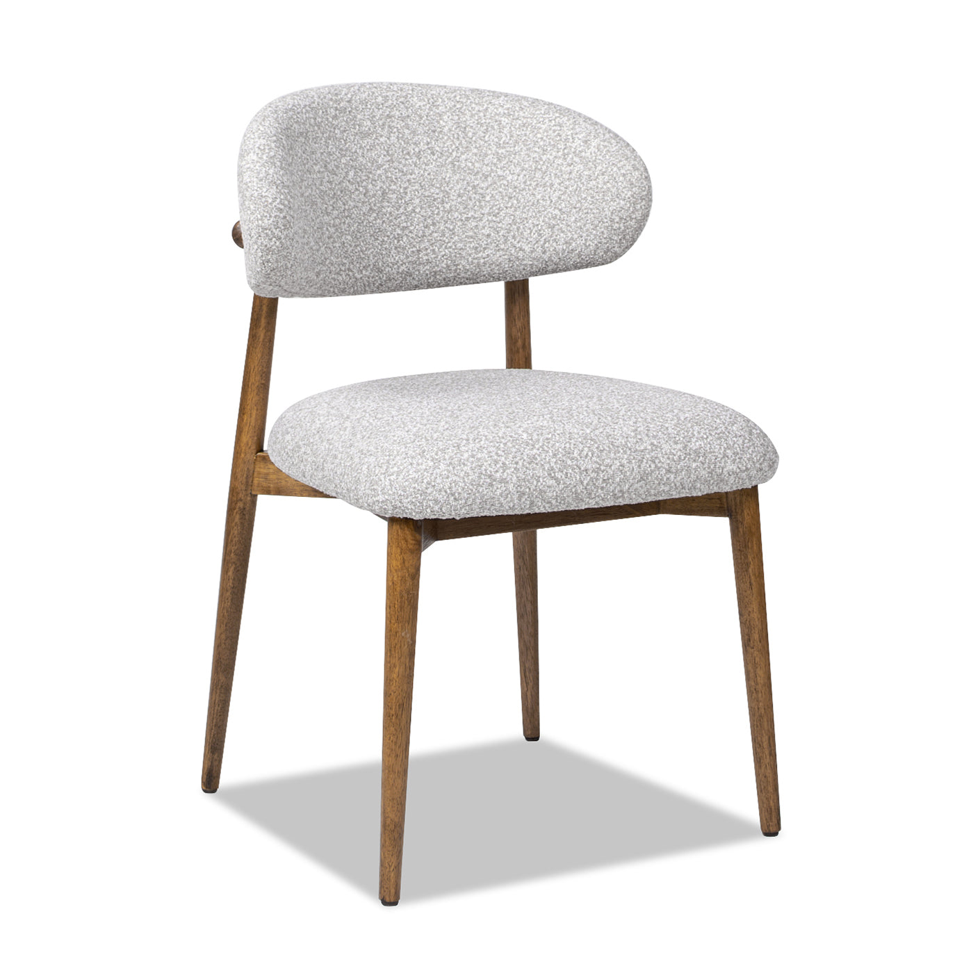 Locke 20.5" Modern Upholstered Dining Chair with Wood Frame