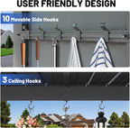 9X10FT Hardtop Grill Gazebo